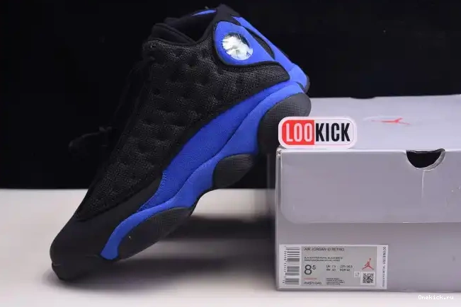 One Kick Royal Black Hyper 414571-040 13 Jordan Retro 0520
